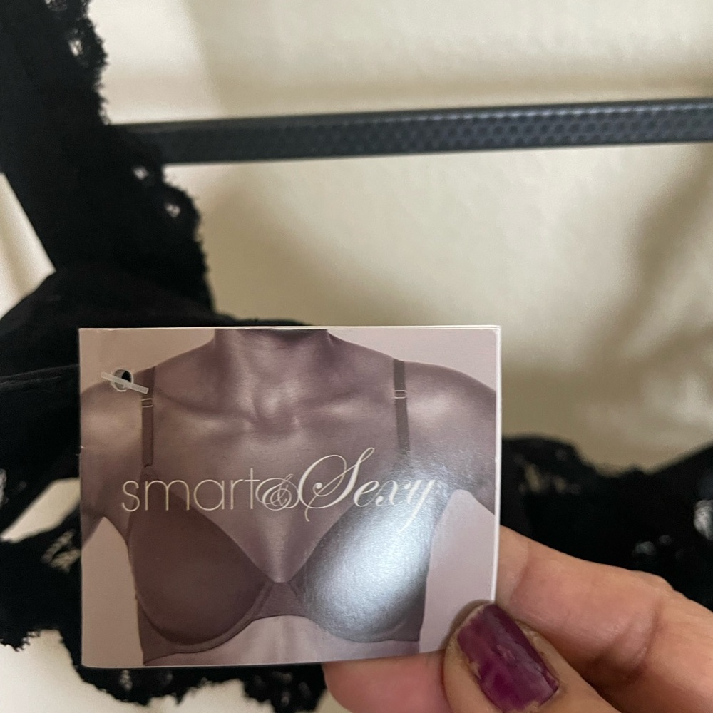 NWT Smart & Sexy black Lace bra 🌺 size 36D adjustable straps ! 🎉 - Picture 3 of 4